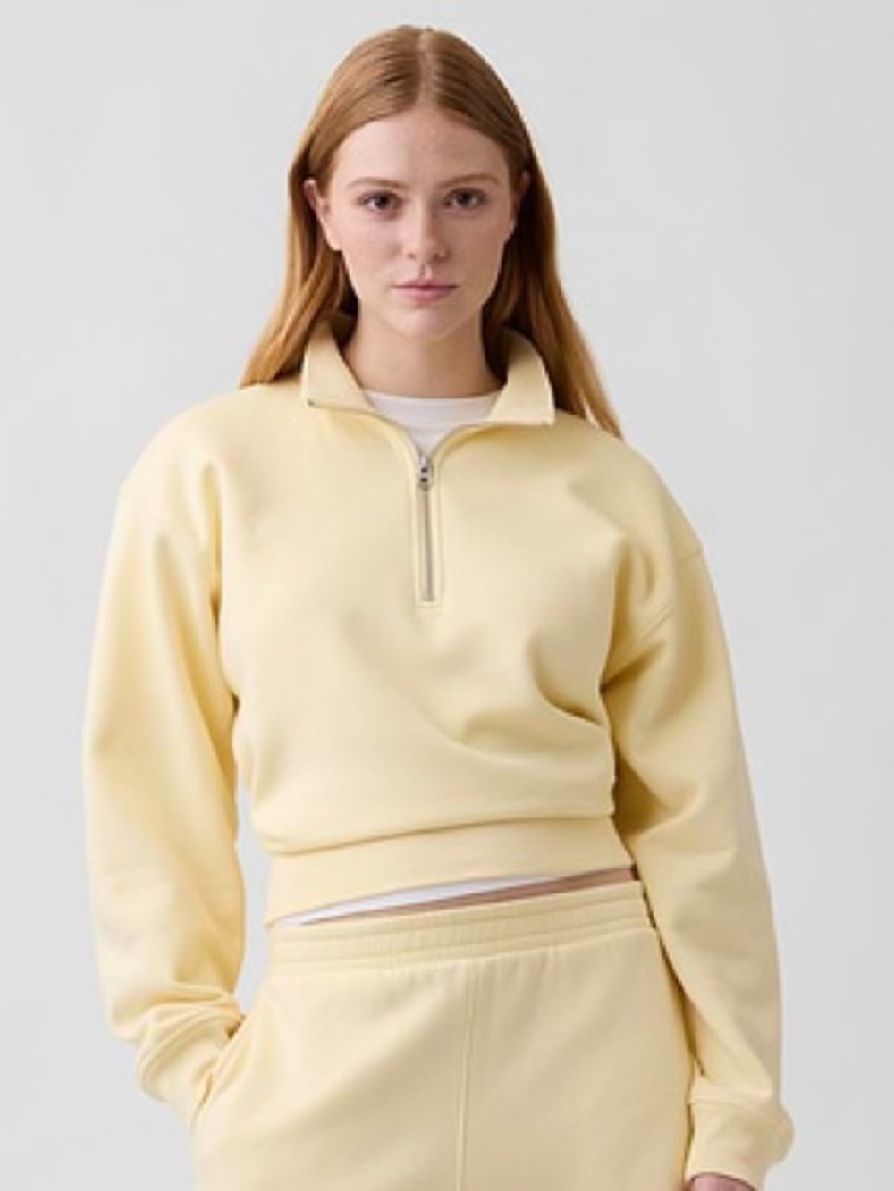 GAP Relaxed Fleece Half-Zip Sweatshirt